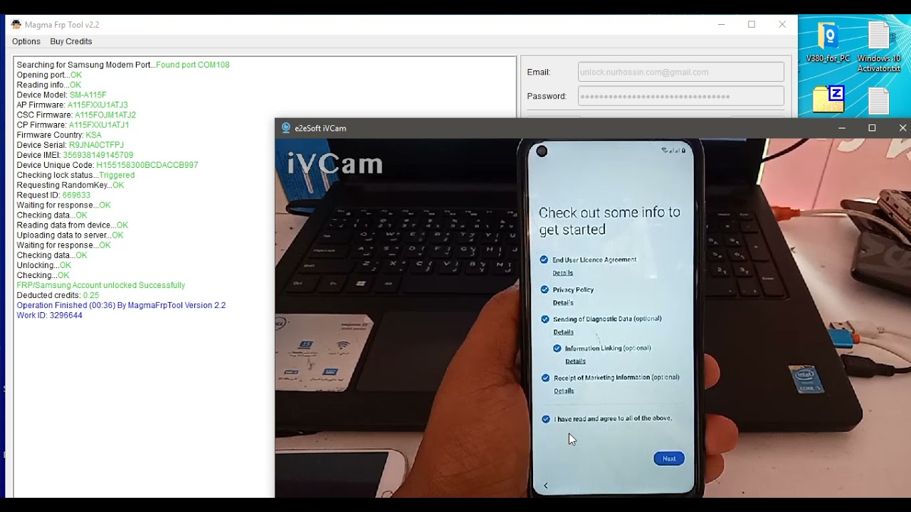Samsung Galaxy A11 (SM-A115F) FRP BYPASS