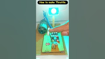 Amazing Idea • How to make Throttle using Dc Motor Speed Controller   #dcmotor #tech #youtubeshorts