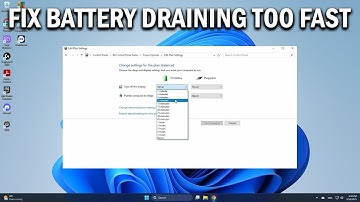 How To Fix Battery Draining Too Fast in Windows 10 - Easy Fix