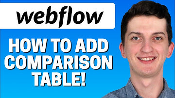 How To Add Comparision Table To Webflow