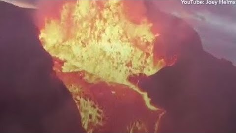 Drone crashes into Iceland volcano