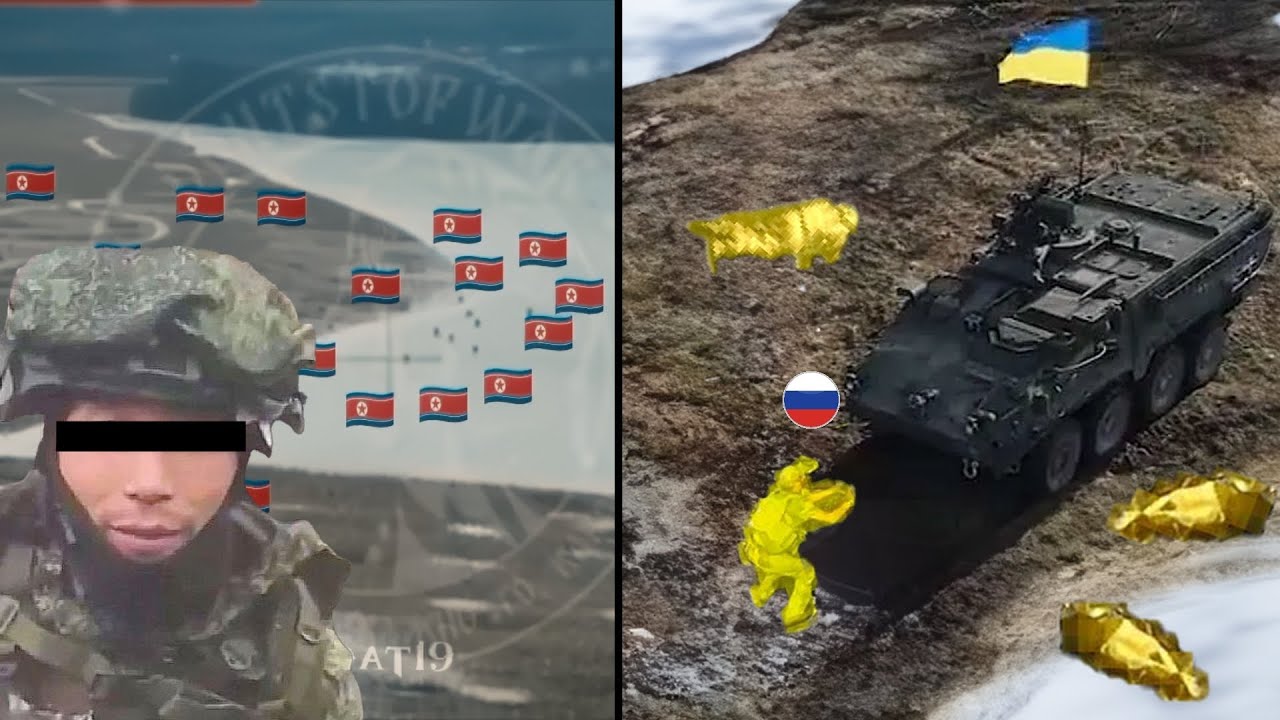 🔴 Ukraine War Update - North Korean Meat Wave Assault Gone Wrong • Stryker Crushes Fleeing Russians