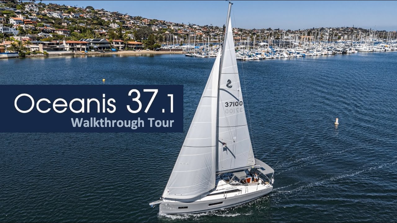 ⁣2025 Beneteau Oceanis 37.1 Tour and Sailing with Spinnaker // Available Now for $429k