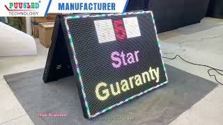 PUUSLED WEEKLY-Full color P10 LED advertising message display for stores video wall