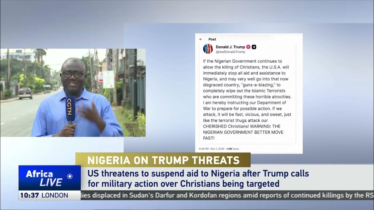 Nigerian President denies Trump’s claims of Christian persecution amid military threat.