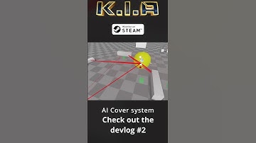 AI Cover system implementation in my game K.I.A #shorts #gamedev #indiedev #unity3d #gameplay