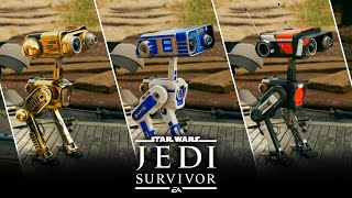 ALL BD1 CUSTOMIZATION & HOW TO CREATE R2D2 in Star Wars jedi Survivor #ad