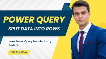 Split Data into Rows using Power Query in Microsoft Excel