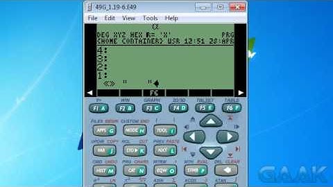 HP calculators: Transparent menu names on 49 series - Gaak