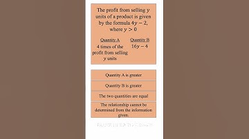 GRE Practice Question 41 #gre #math #precalculus #calculus #puzzle