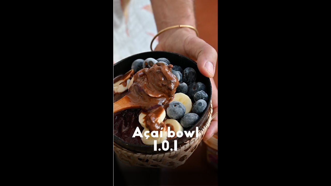 Aprende a preparar un açaí bowl