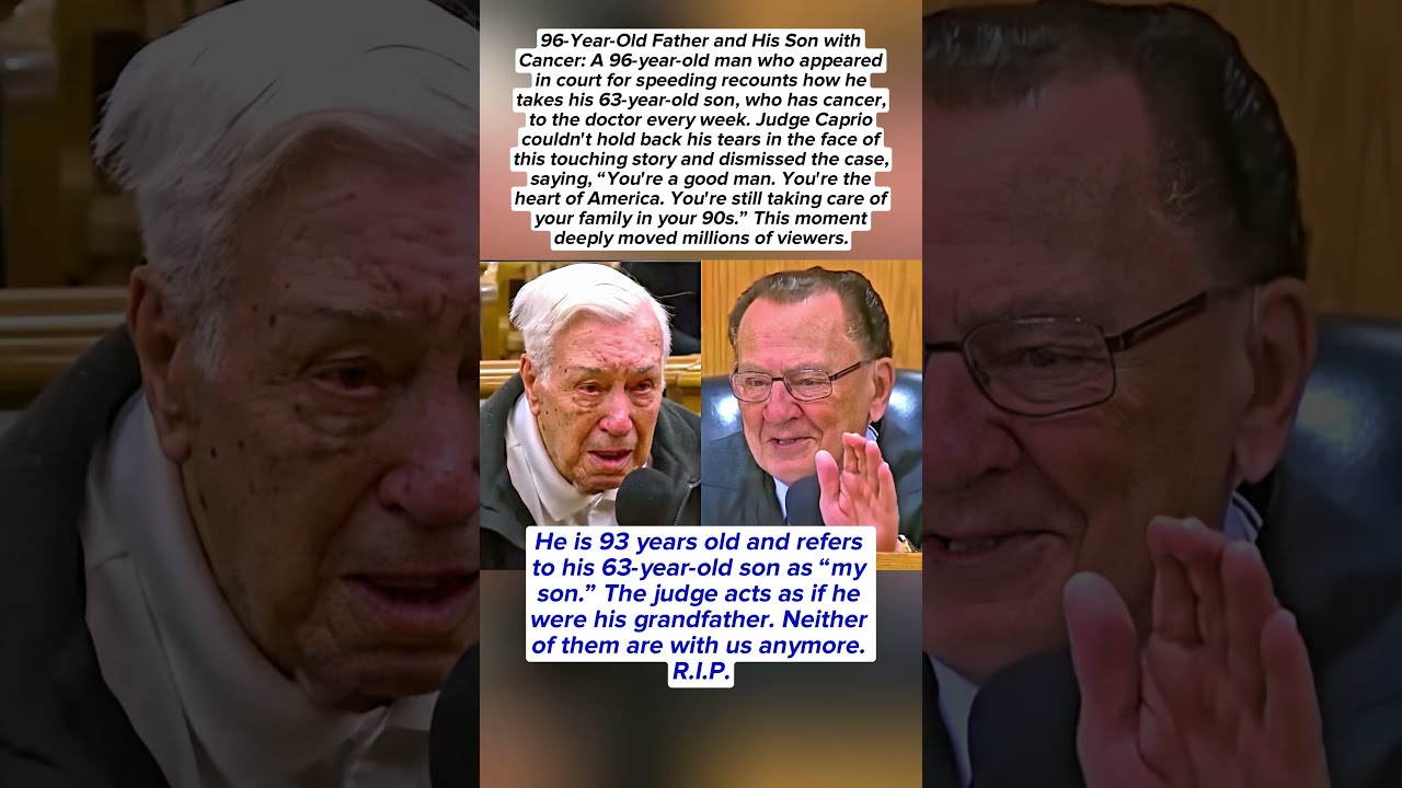 Frank Caprio Was So Moved By The 96 Year Old Father S Story That He Dismissed Case