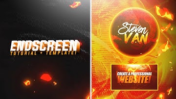 How to Make a CLEAN End Screen for YouTube Videos! Photoshop CC/CS6 Outro Tutorial! (2016/2017)