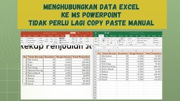 Menghubungkan Data Excel ke Powerpoin Supaya Tidak Perlu Copy Paste Data secara Manual