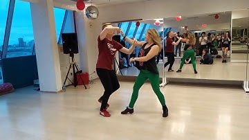 EAZF2019 - Дмитрий Мальшаков и Анна Акманова - Zouk Demo (воскресенье)