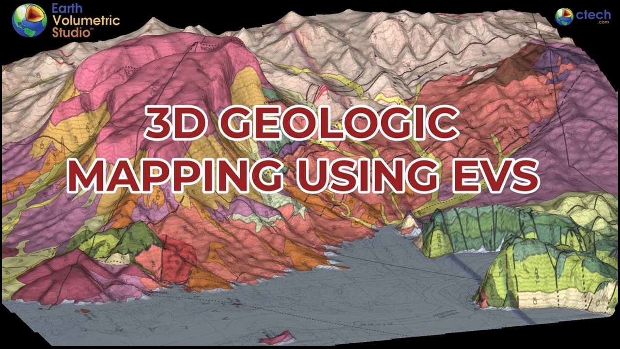 3D Geologic Mapping from 2D Maps Using EVS