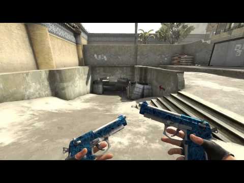 Dual Berettas | Cobalt Quartz - Skin Showcase