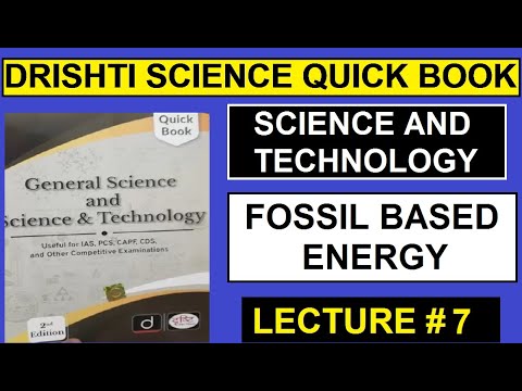 fossil based energy | drishti science quick book | drishti science and ...