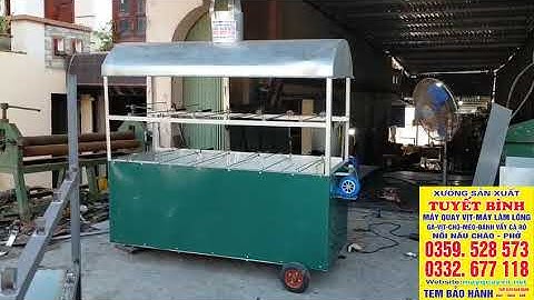 Máy Quay Vịt 6 Con 2 Tầng Giá Rẻ - Máy Quay Vịt Tuyết Bình