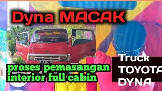 Proses modifikasi interior DYNA //Full Cabin//Toyota Dyna #jokmobilmbtech  ⁉️ #coverjok