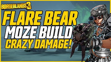 FLARE BEAR MOZE BUILD (Cryo Explosions!) Borderlands 3 Moze Guide // Level 72 M11