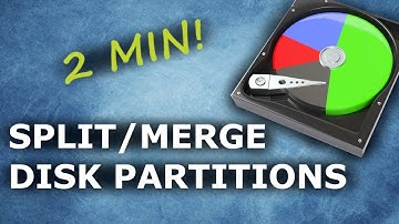 How to SPLIT/MERGE Disk Partition (volume) & extend disk C at Windows 10?