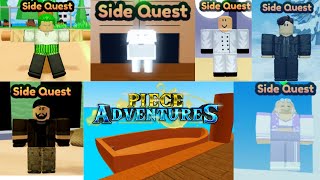 All Side Quest Right Now For Piece Adventures Simulator | Roblox