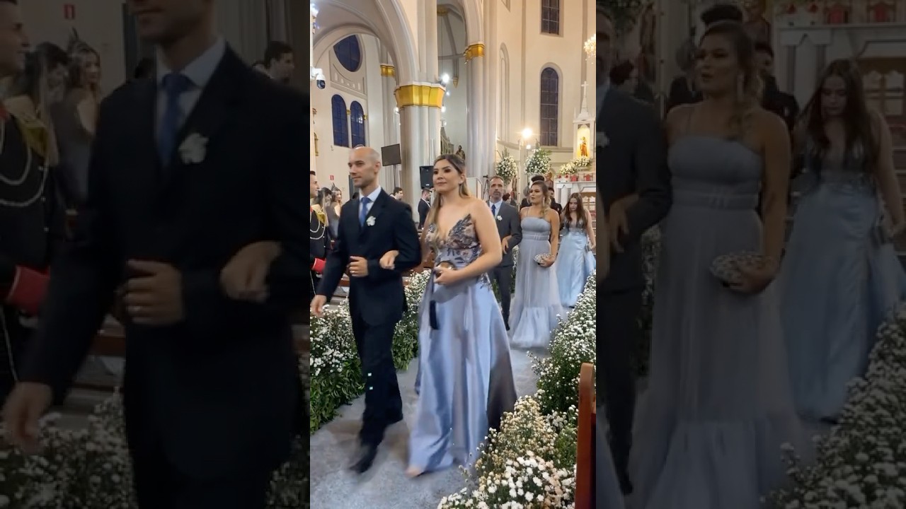Paleta Prata e Azul para madrinhas #dicadefesta #casamento #vestidodefesta #madrinhasdecasamento