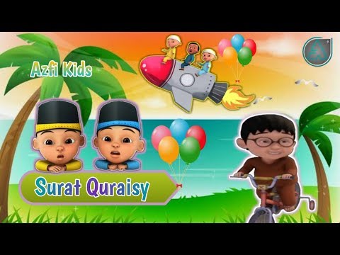 Surat Quraisy dan Artinya sangat merdu untuk anak-anak | Murottal anak versi animasi Upin Ipin