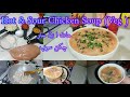 Hot and sour chicken n vegetable soup winter special simple  easy soup at home    