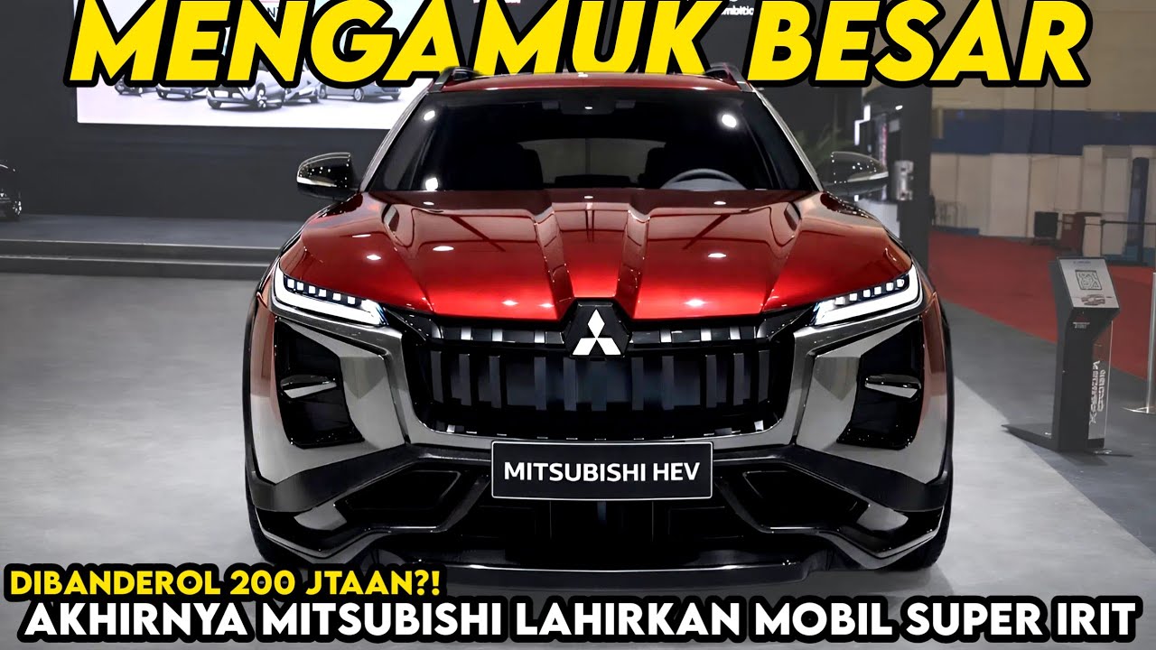 Rilis Tahun ini!! Siap produksi Massal PABRIK LOKAL INDONESIA !! Mobil Hybrid Baru  Mitsubishi 2026