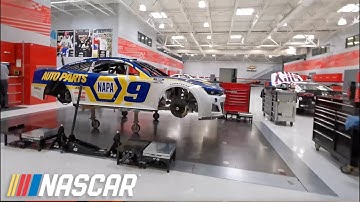 Drones eye view of Hendrick Motorsports