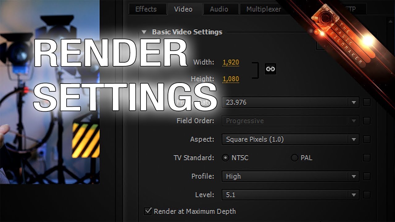 ⁣Premiere Pro Render Settings for Youtube and Vimeo - The Basic Filmmaker Ep 104