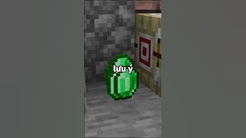 Mẹo PHÁT TRIỂN KINH TẾ Với Dân Làng Trong Minecraft #shorts