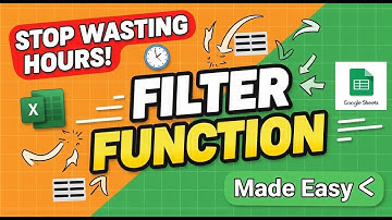 Stop Wasting Hours! FILTER Function in Excel & Google Sheets Made Easy 😱