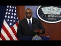 Pentagon briefing with Defense Sec Lloyd Austin and General Mark Milley on Russia-Ukraine tensions