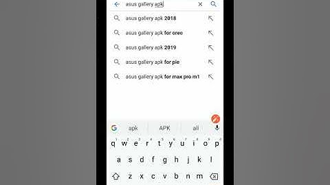 Install latest Asus Gallery Default Apk In Asus Max Pro M2