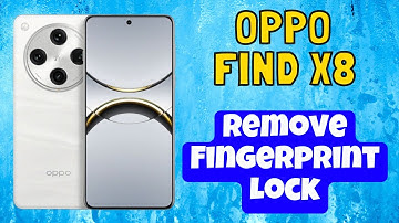 Oppo Find X8 Disable Finger Lock || Remove Fingerprint Lock