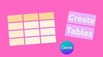 How To Use Tables In Canva
