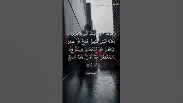 سورة النور آية 60 بصوت الشيخ ياسر الدوسري♥♥