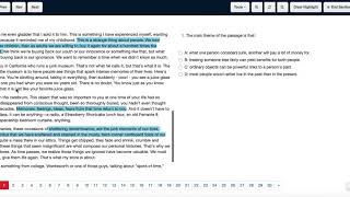 ACT Test 9 Section 3 Question 1