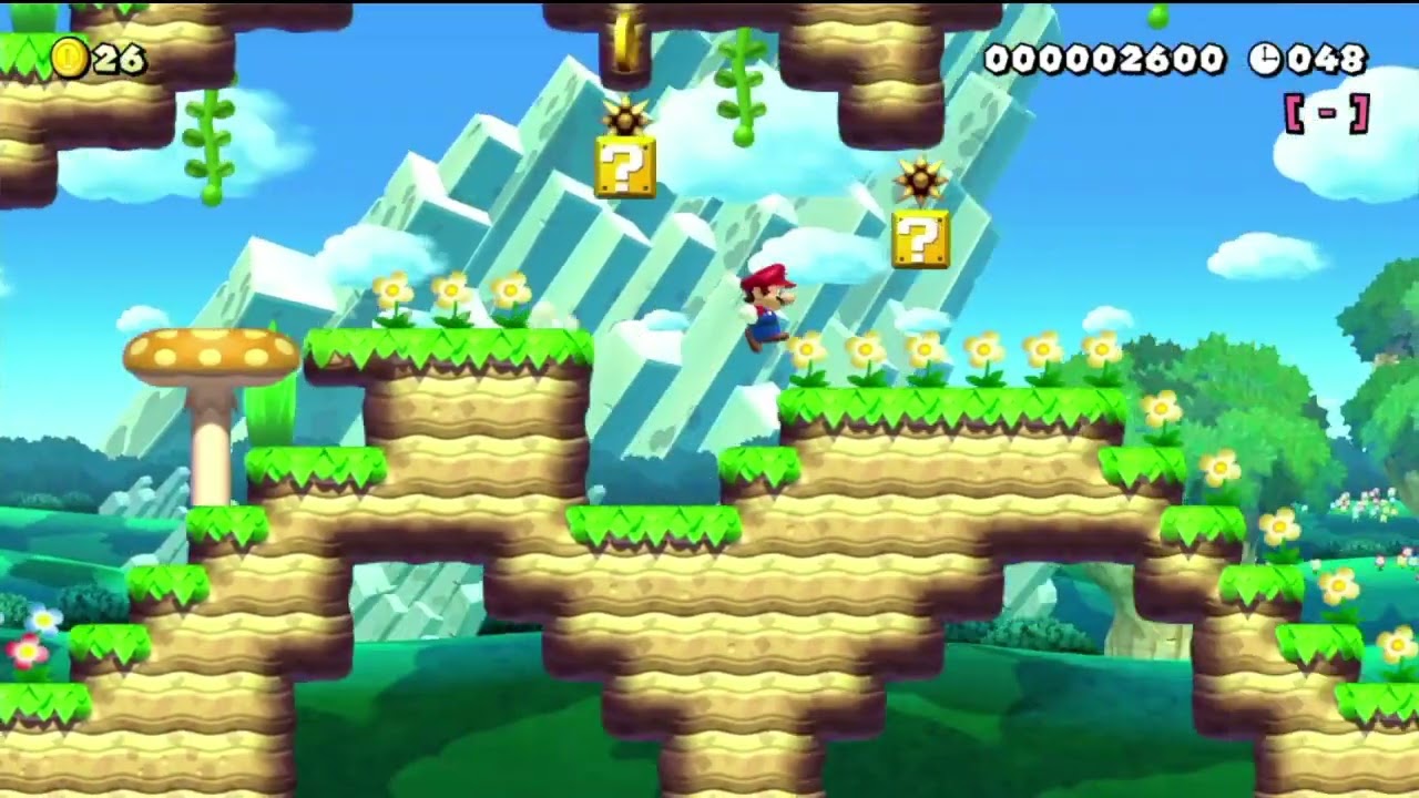 【SMM2 - 0.66% - WR】 みかんオレンジへの挑戦状 ~三段ジャンプの平原~ Full by Mame 【マリオメーカー】