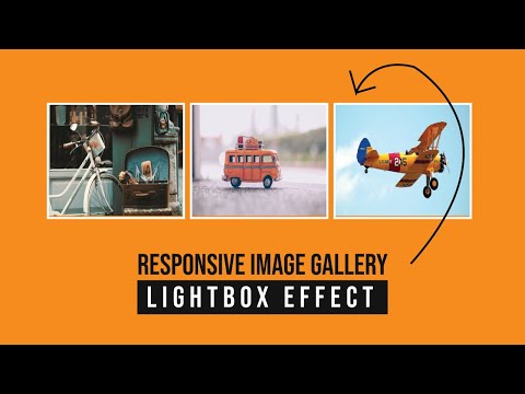 Responsive Image Gallery with Lightbox Effect