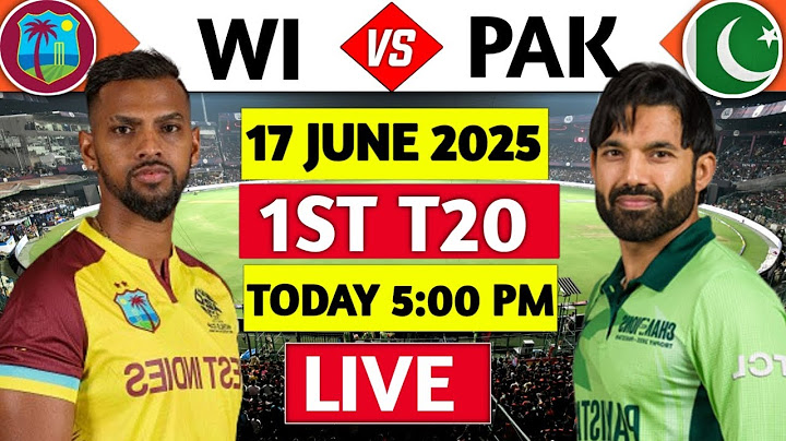 🔴Live :Pakistan vs West Indies 1ST T20 live match today | Pakistan vs West Indies Live Match Score