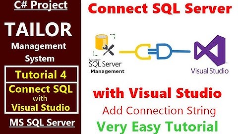 4. Connect SQL Server with Visual Studio C# in Urdu | Tailor Management System C# Project