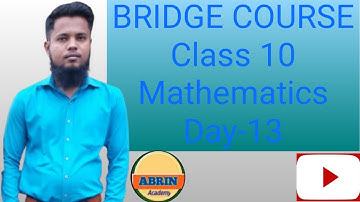 Class 10 || Bridge Course || Day-13 || Maths || Urdu Medium ||