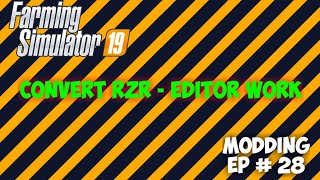 #farmingSimulator19 #GiantsEditor Convert Razor Giants Editor - Editor Work