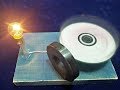 Make free energy generator with magnet output 12 volts light bulb new idea