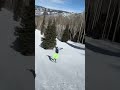 WTF SKIING almost hit a tree