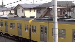 西武2000系2003F(8両)+2401F(2両)/久米川@SONY DSC-HX30V